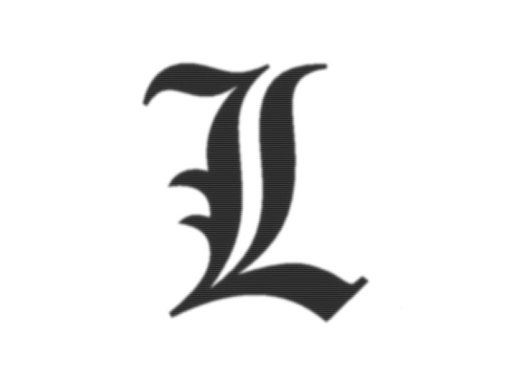 Black letter L logo