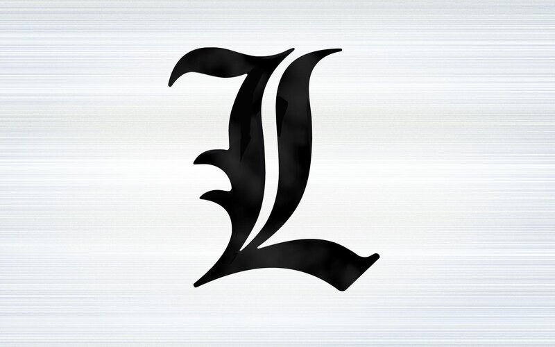 Black Letter L — Minimalist