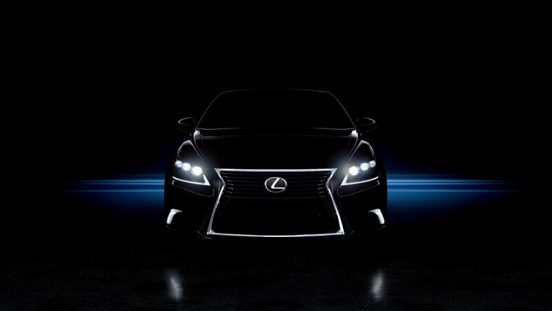 Black Lexus Car — Dramatic, Night, Photograph