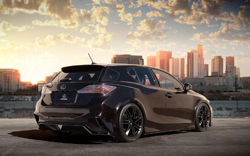 Black Lexus Car
