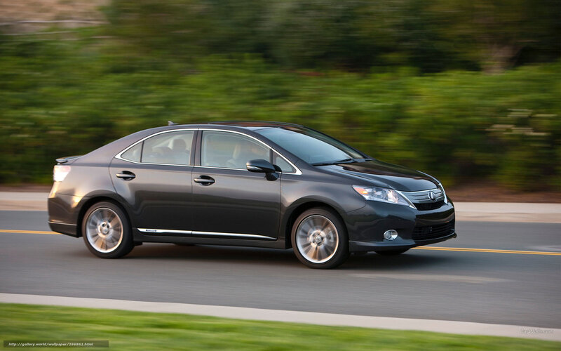 black lexus driving on road