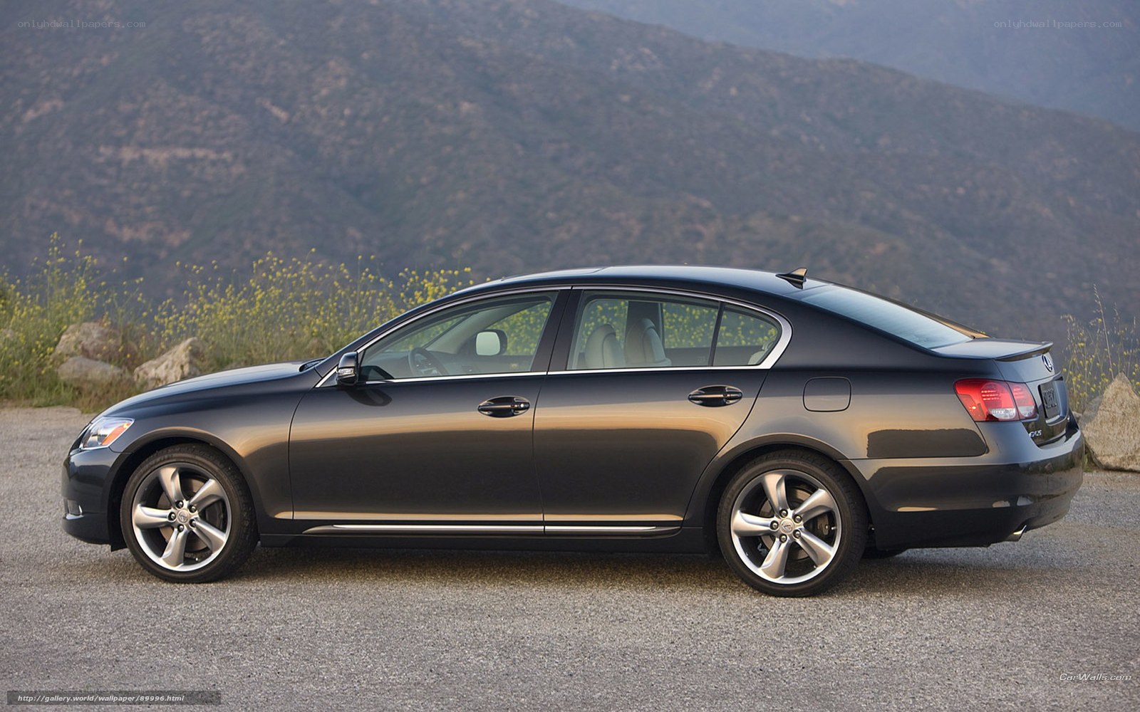 black lexus gs sedan