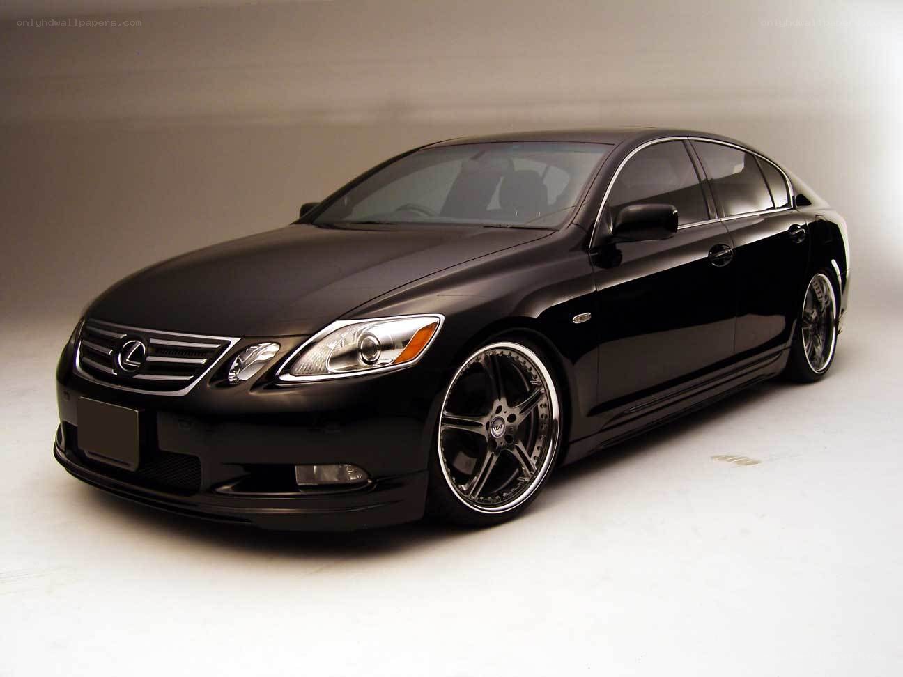 black lexus gs sedan