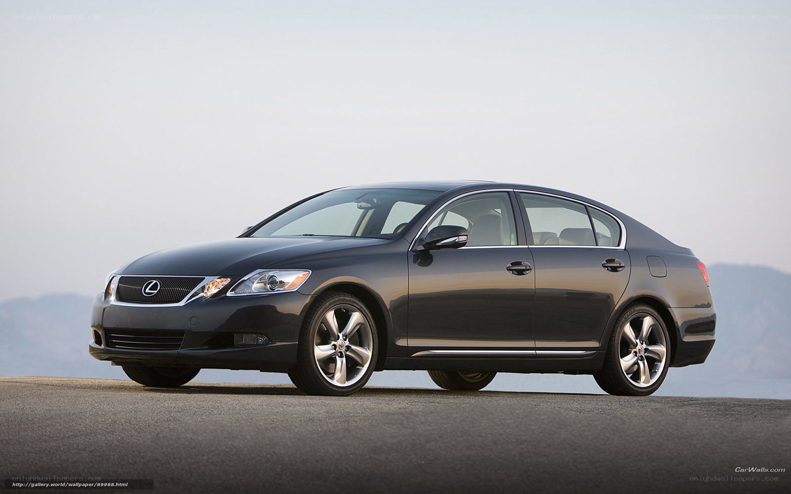 Black Lexus GS sedan