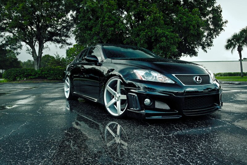 Black Lexus Is250 — Dramatic, Photograph