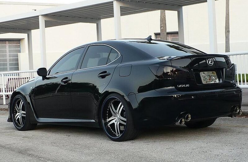 black lexus is250 sedan