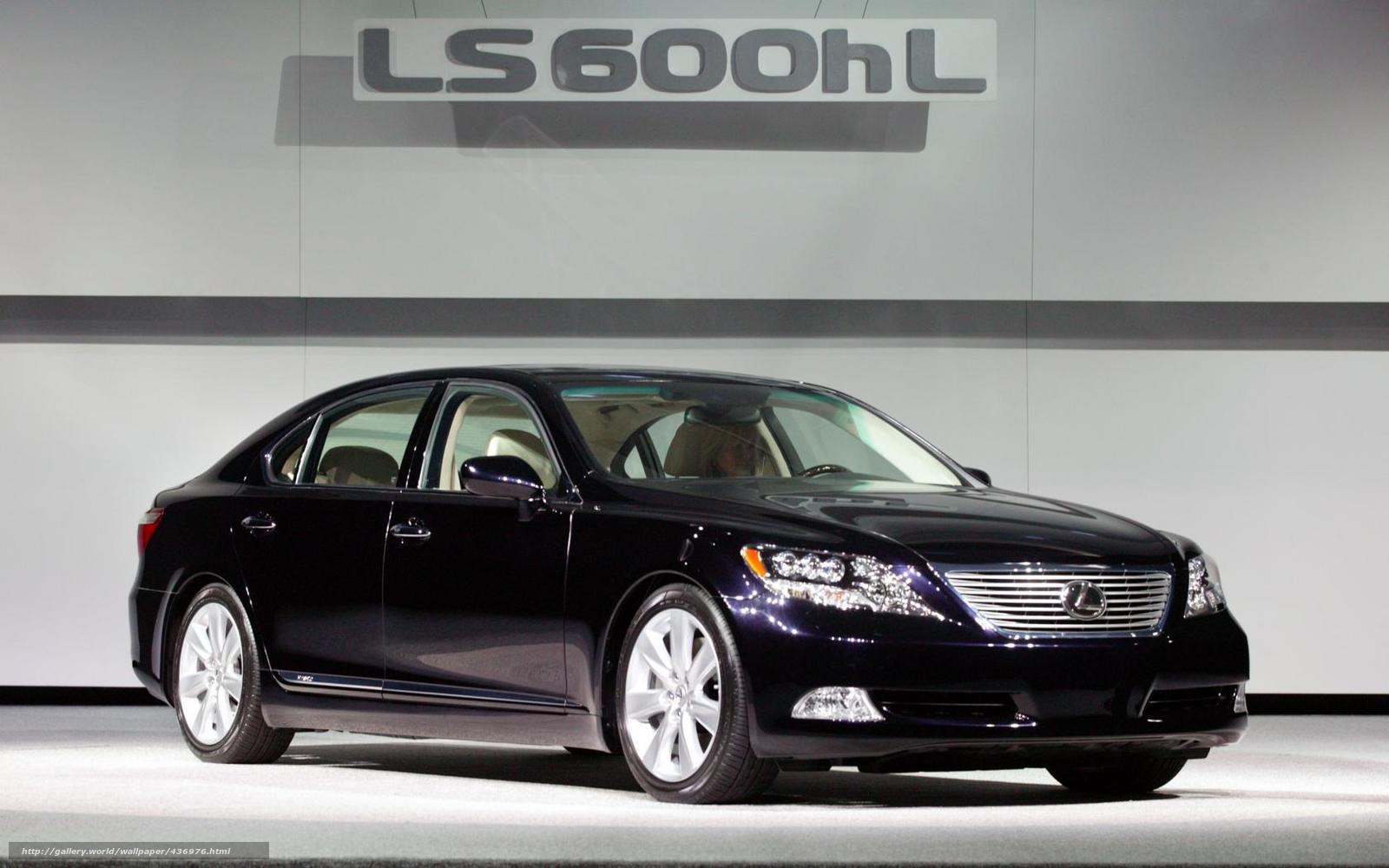 Black Lexus LS 600h L