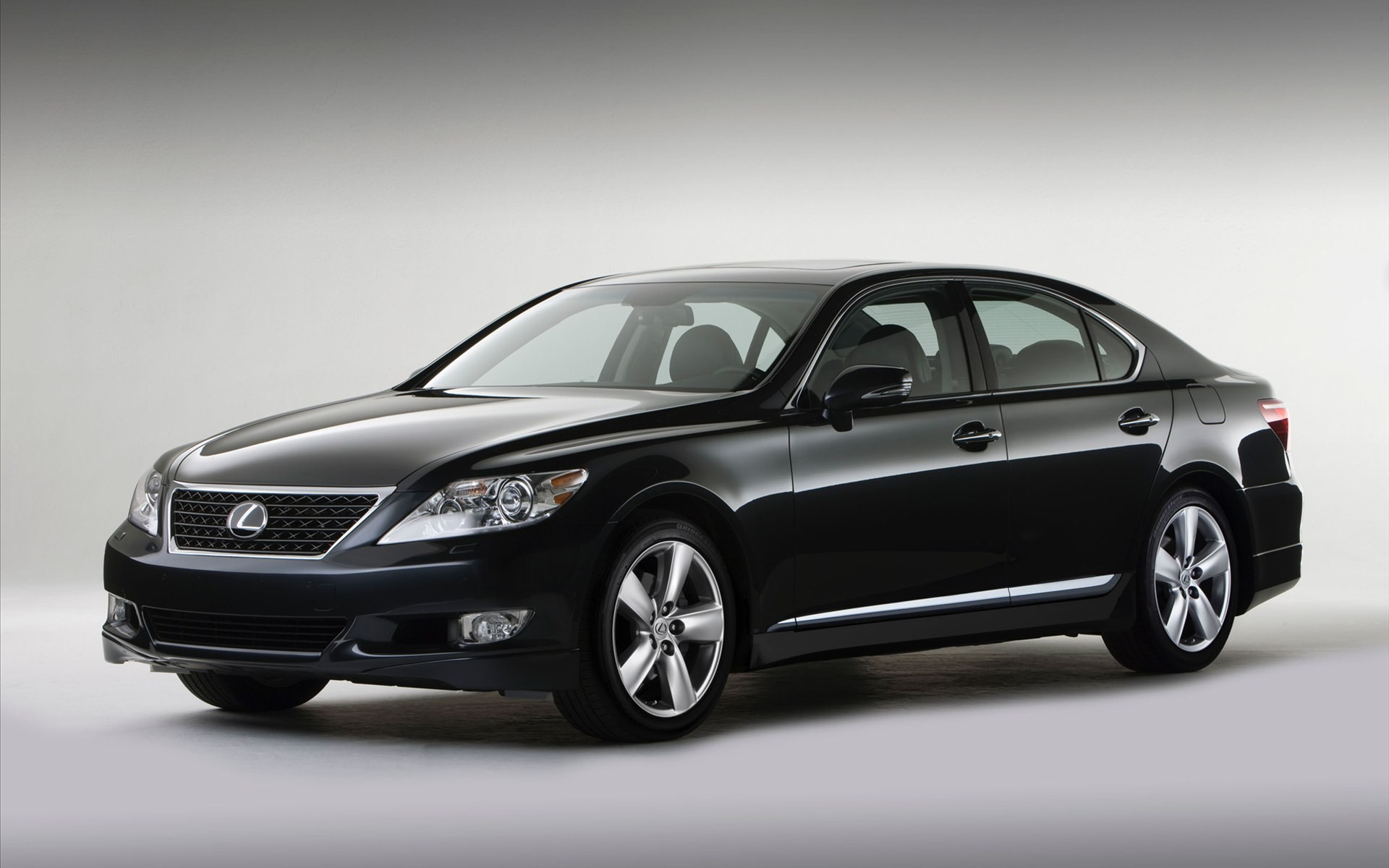black lexus ls sedan