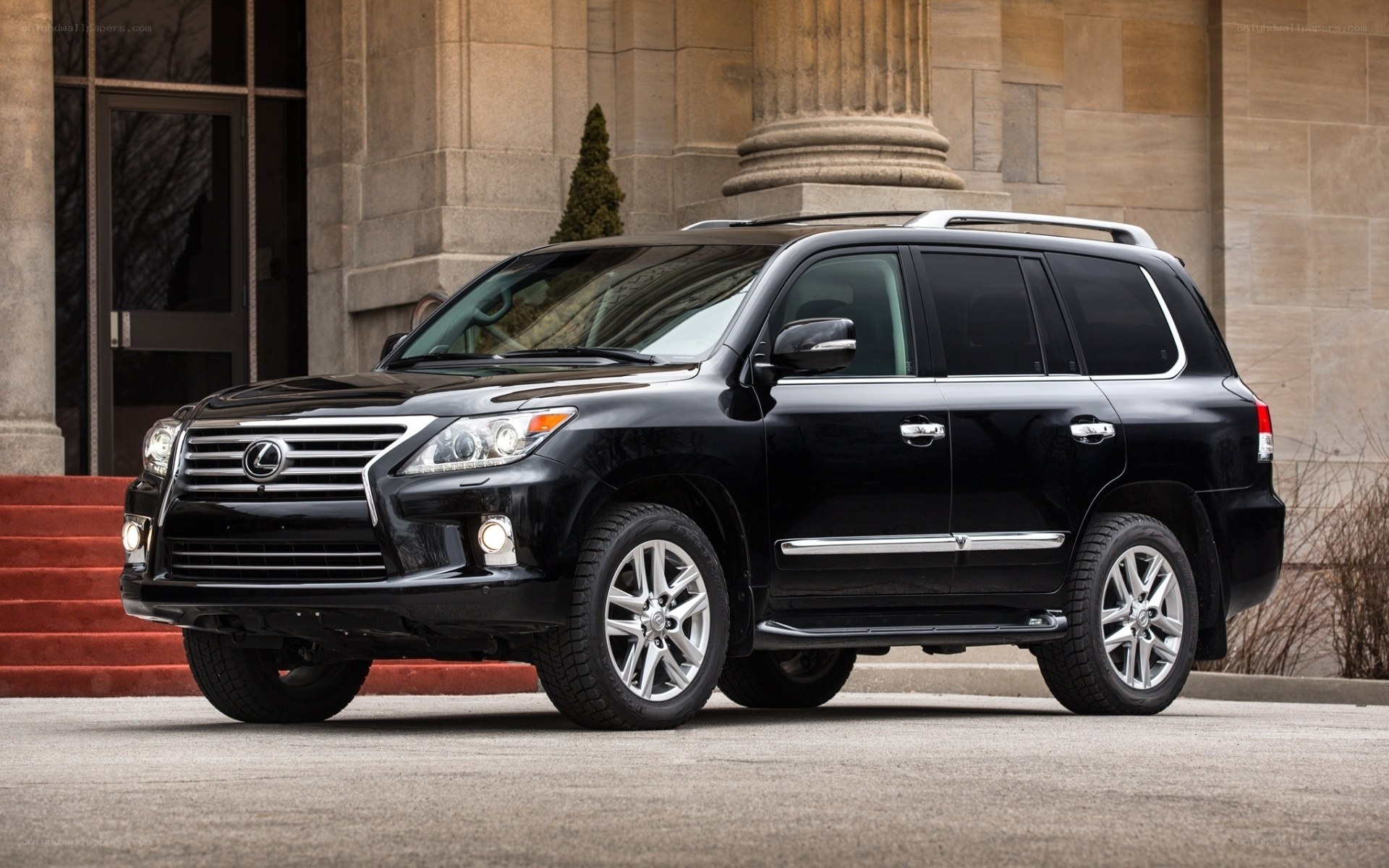 Black Lexus LX 570 SUV