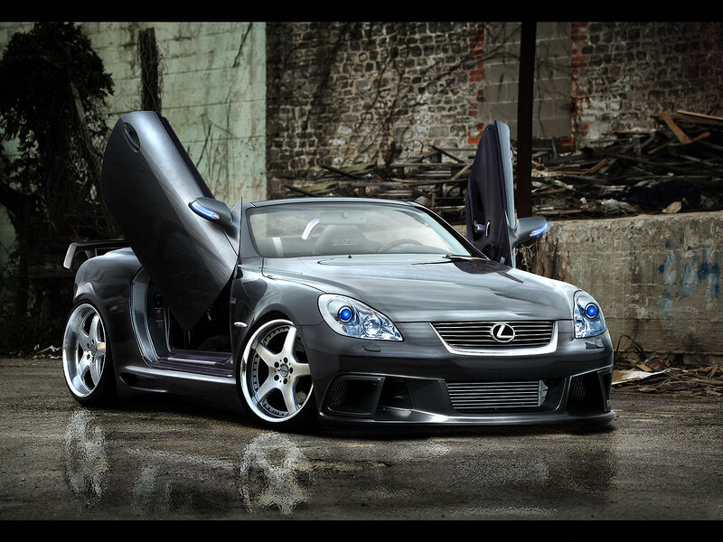 Black Lexus SC Convertible