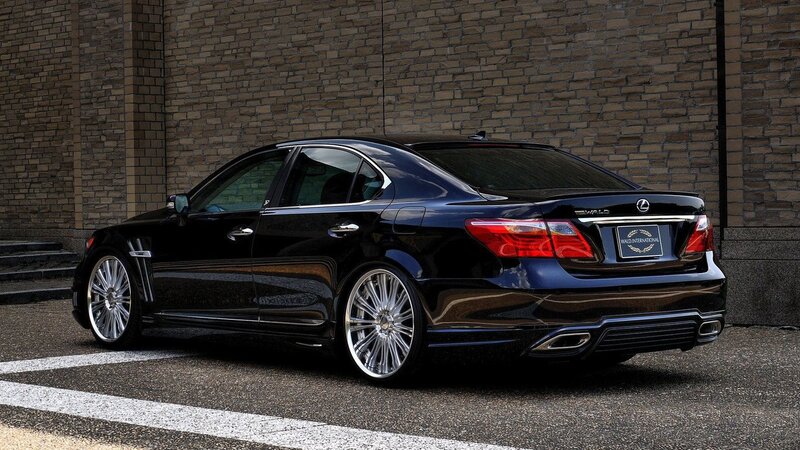 black lexus sedan