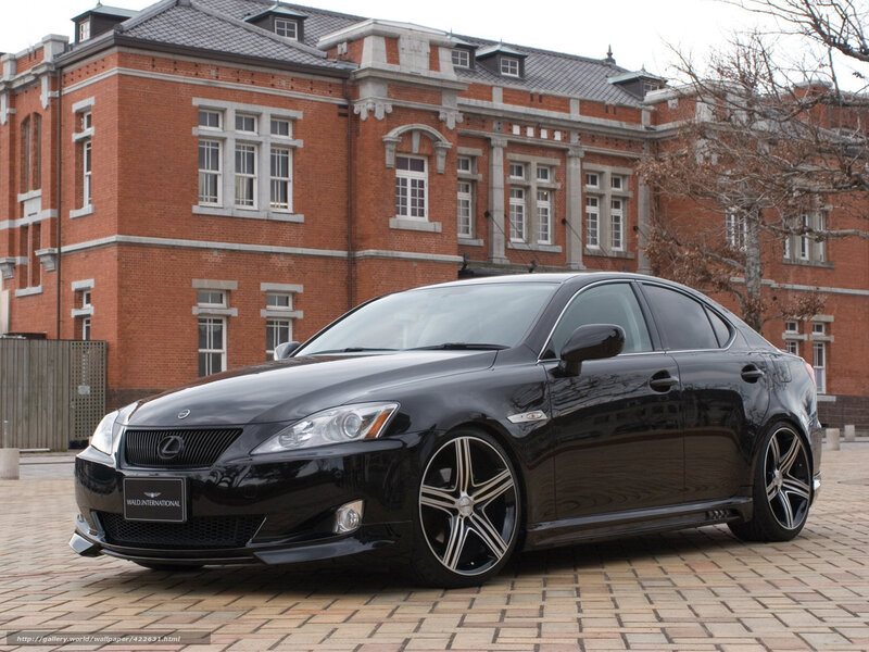 Black Lexus Sedan — Calm, Winter