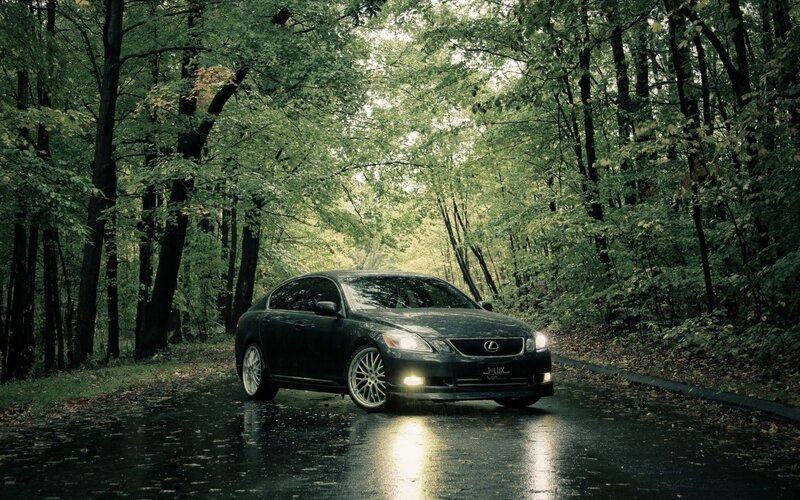 Black Lexus Sedan — Green
