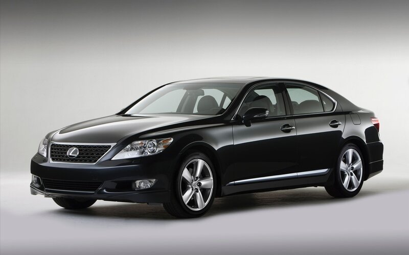 Black Lexus Sedan — Neutral, Photograph, Car