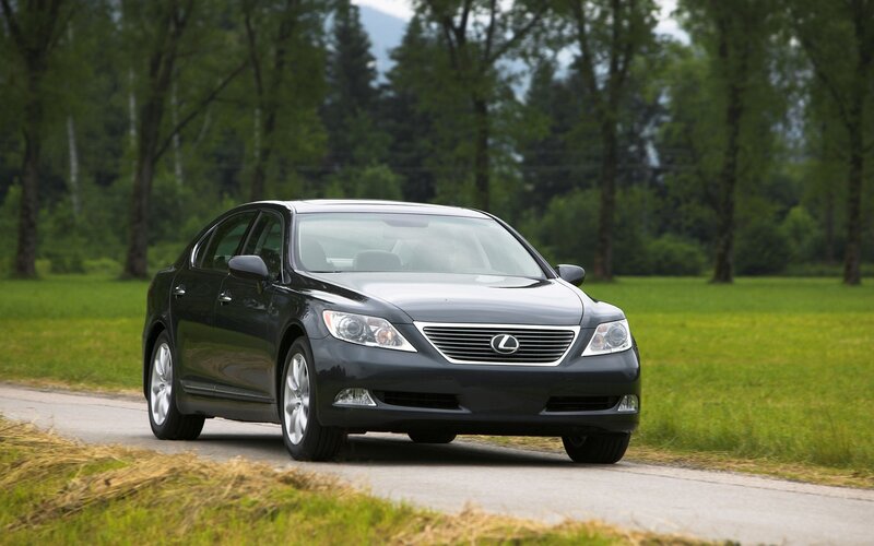 Black Lexus Sedan — Serene, Afternoon