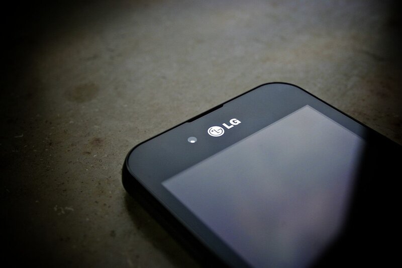 Black LG Smartphone — Neutral