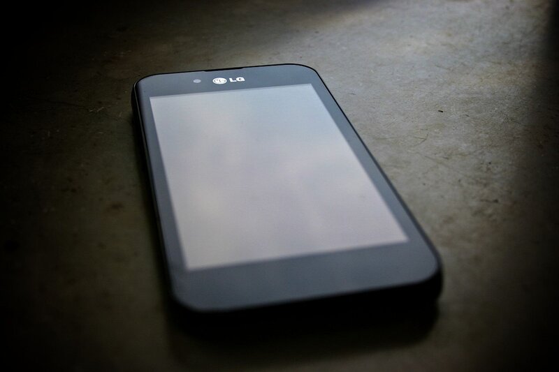 Black LG Smartphone