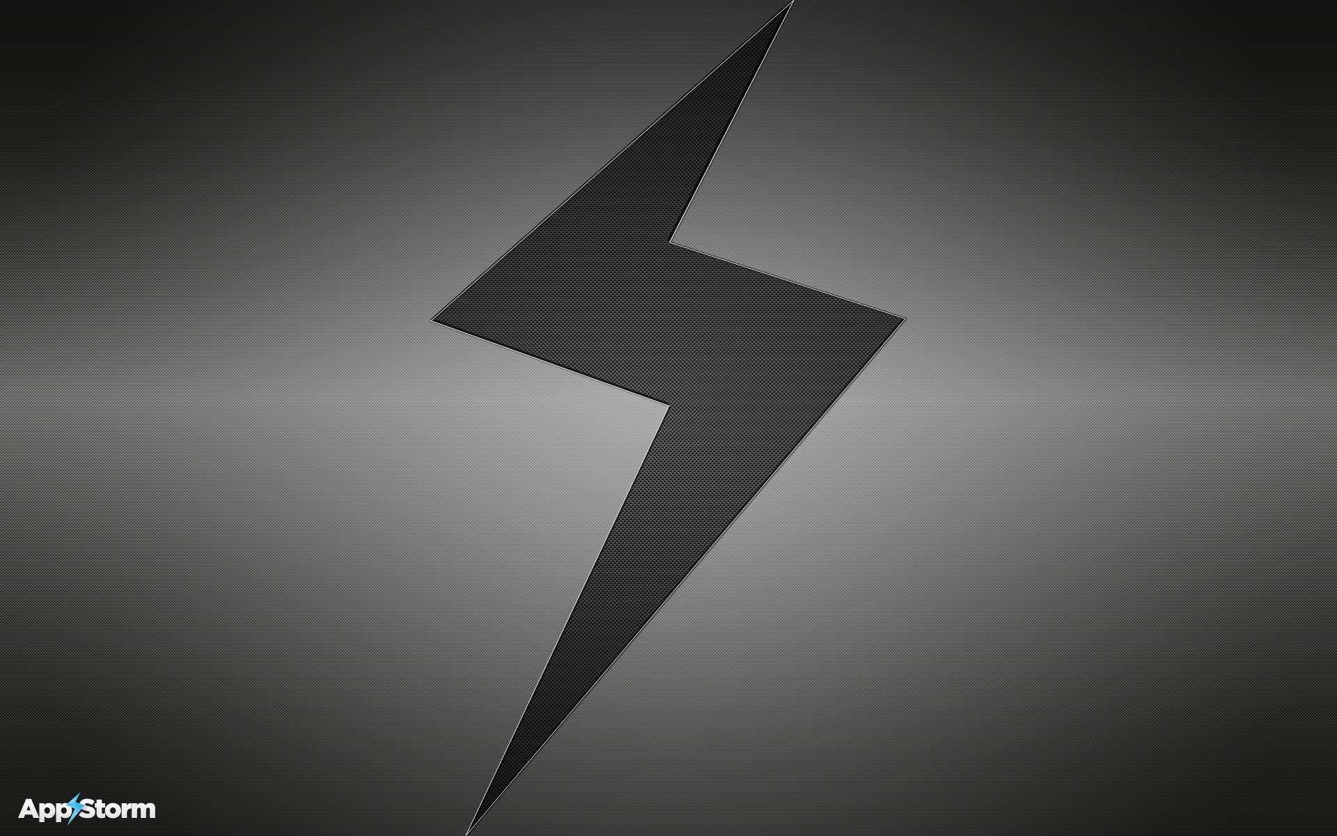black lightning bolt icon
