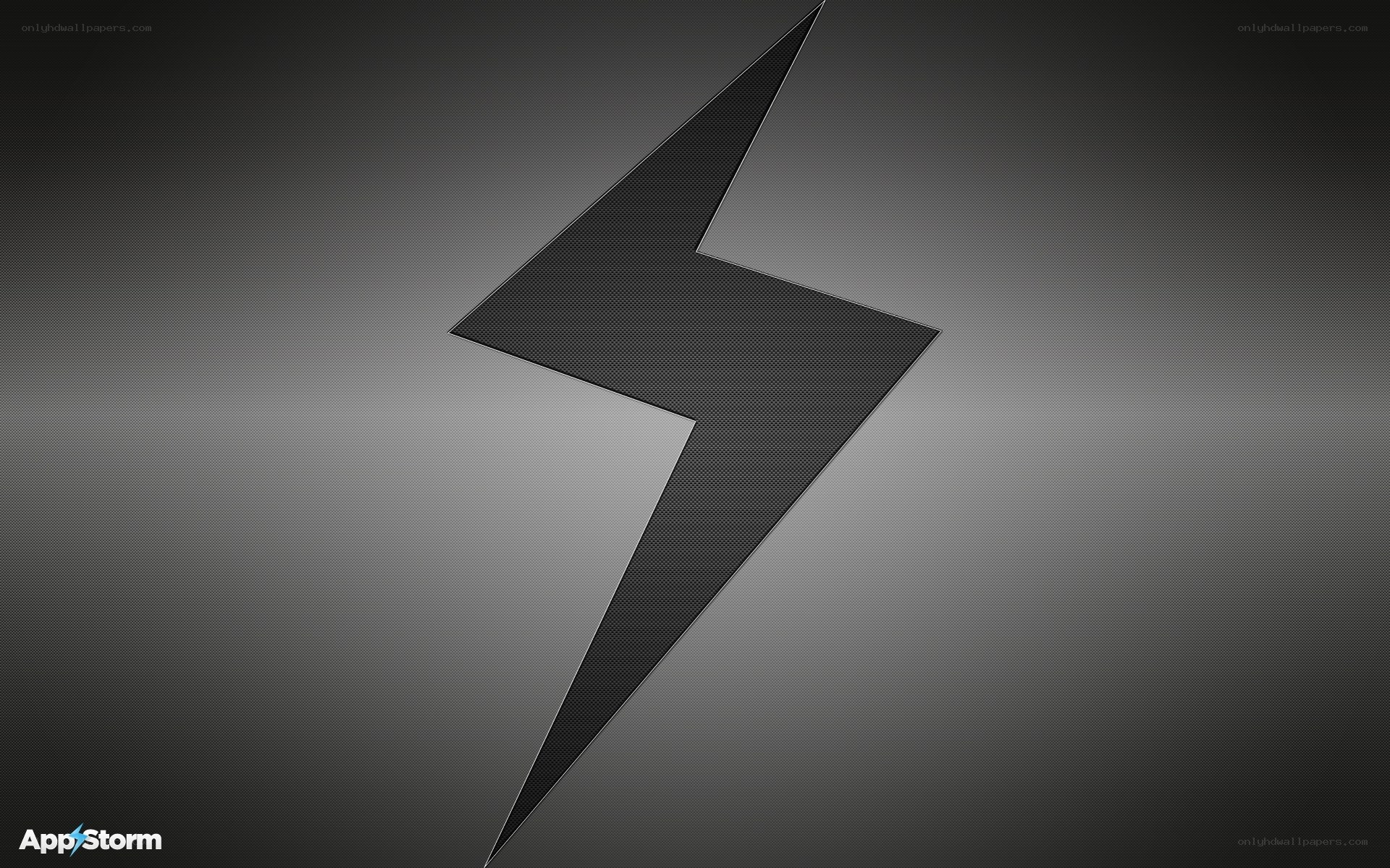 black lightning bolt icon