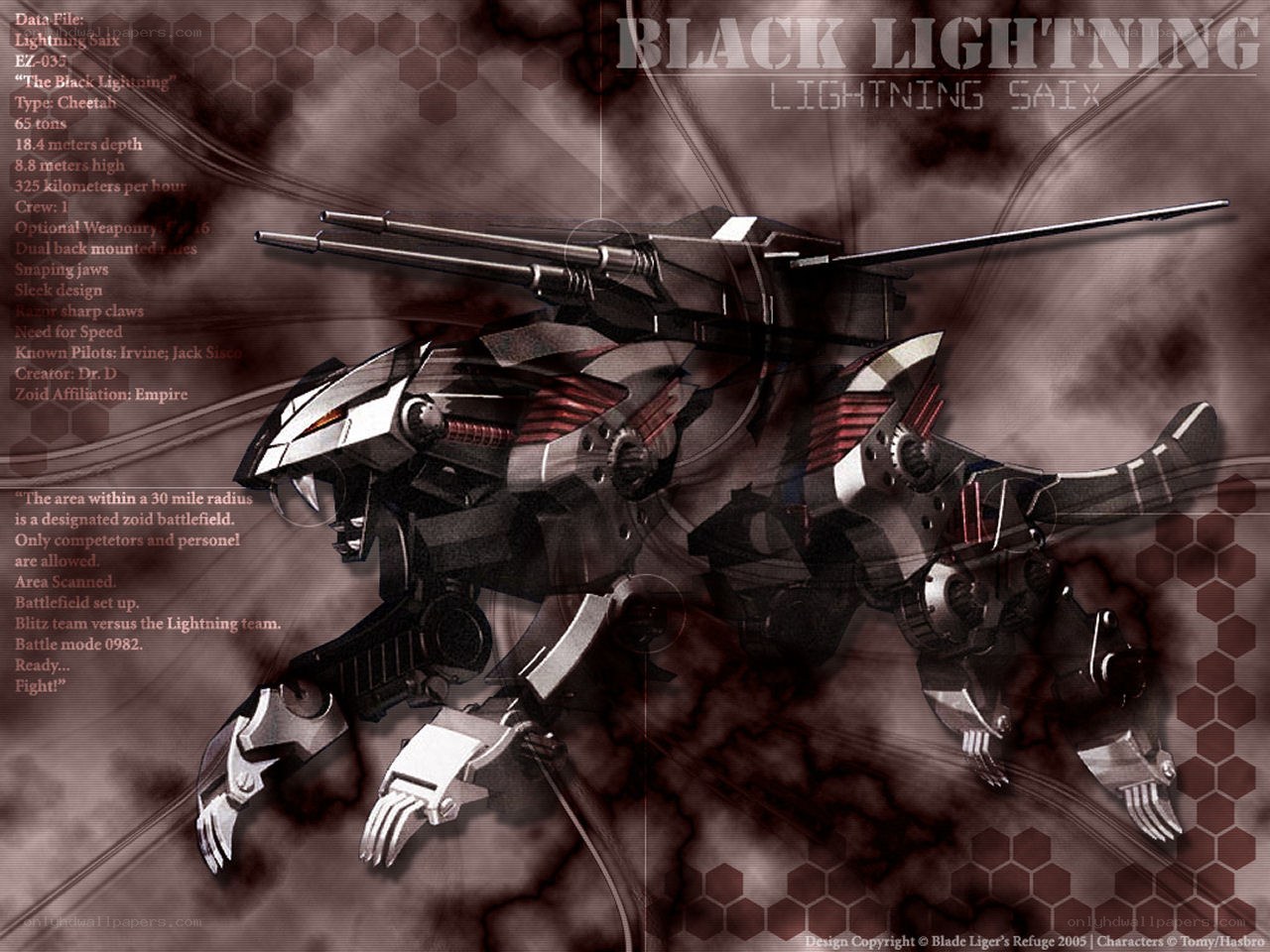 Black Lightning Saix mecha