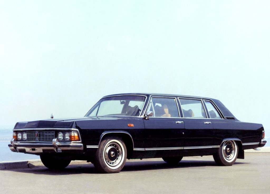 black limousine by the sea