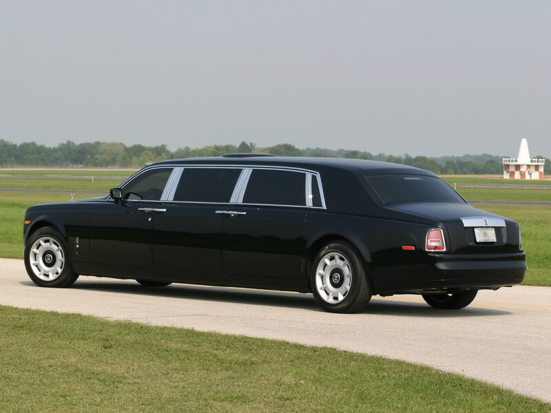 Black Limousine — Calm, Afternoon, Photograph, Road