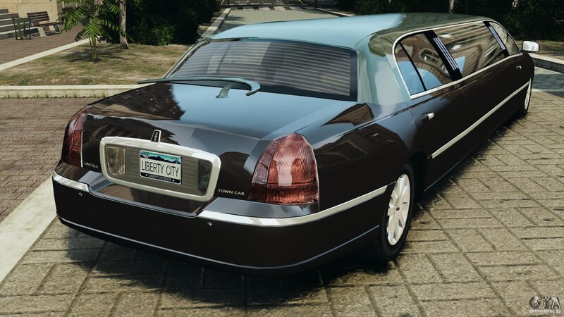 Black Limousine Car — Neutral, Afternoon, 3d Render