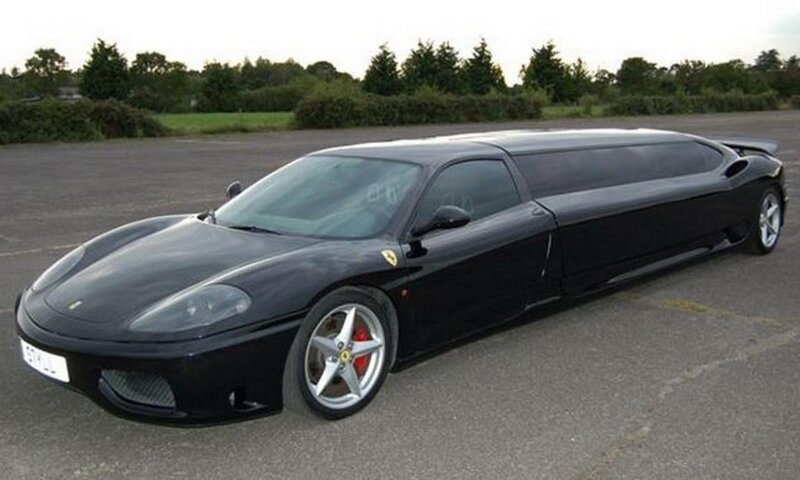 Black Limousine Car
