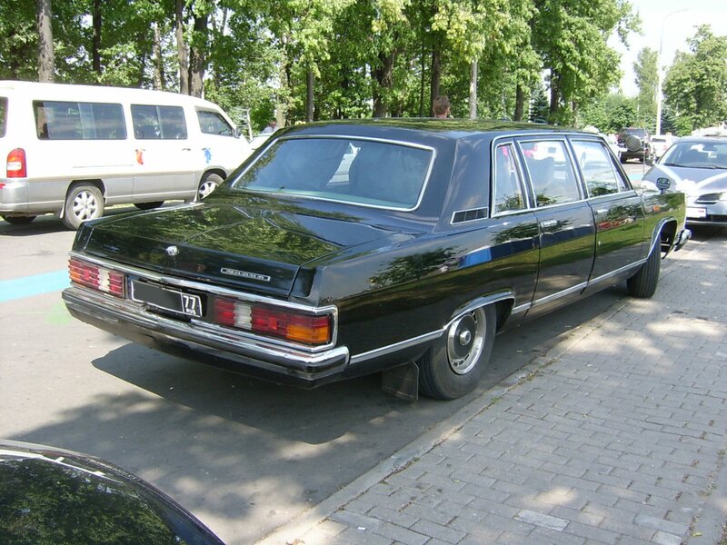 black limousine parked on street