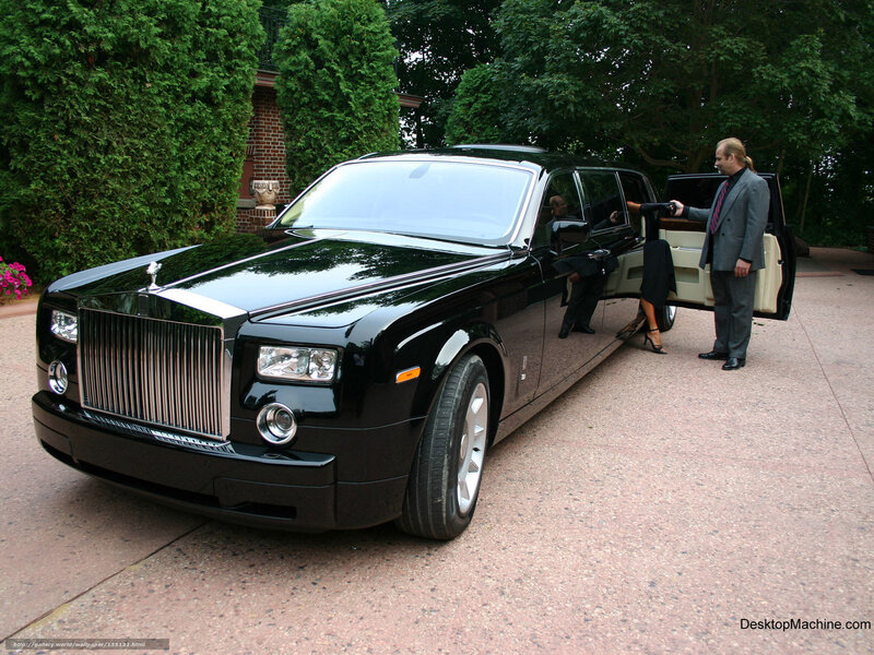 Black Limousine with Passenger — Formal