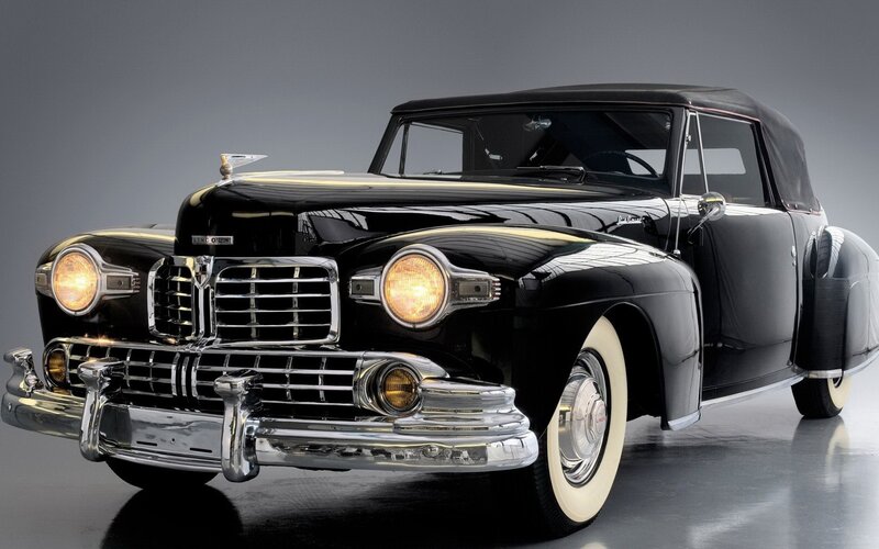 Black Lincoln Convertible Car