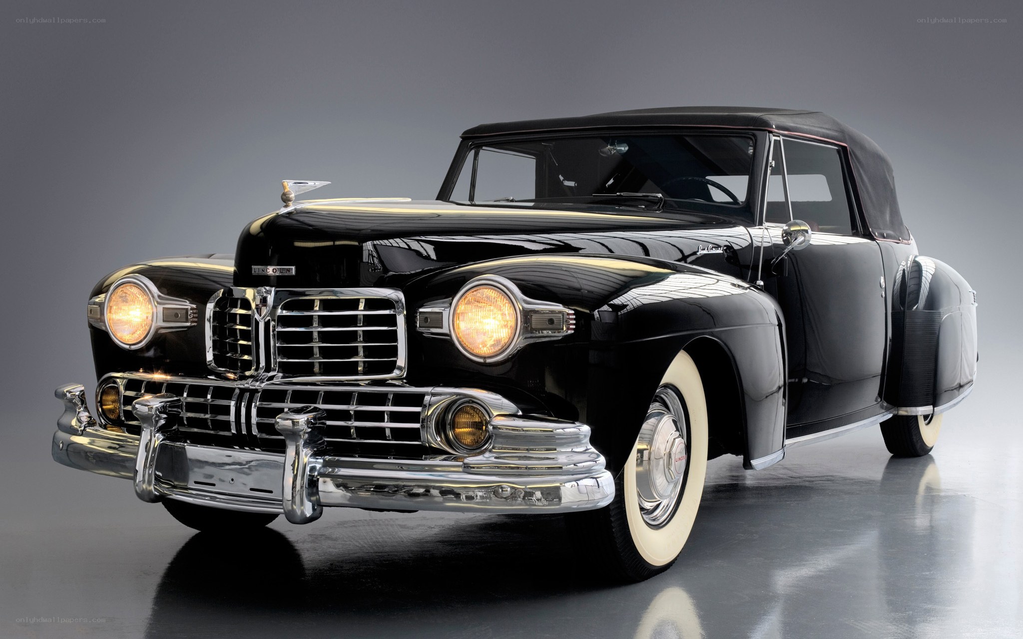 Black Lincoln Convertible Car