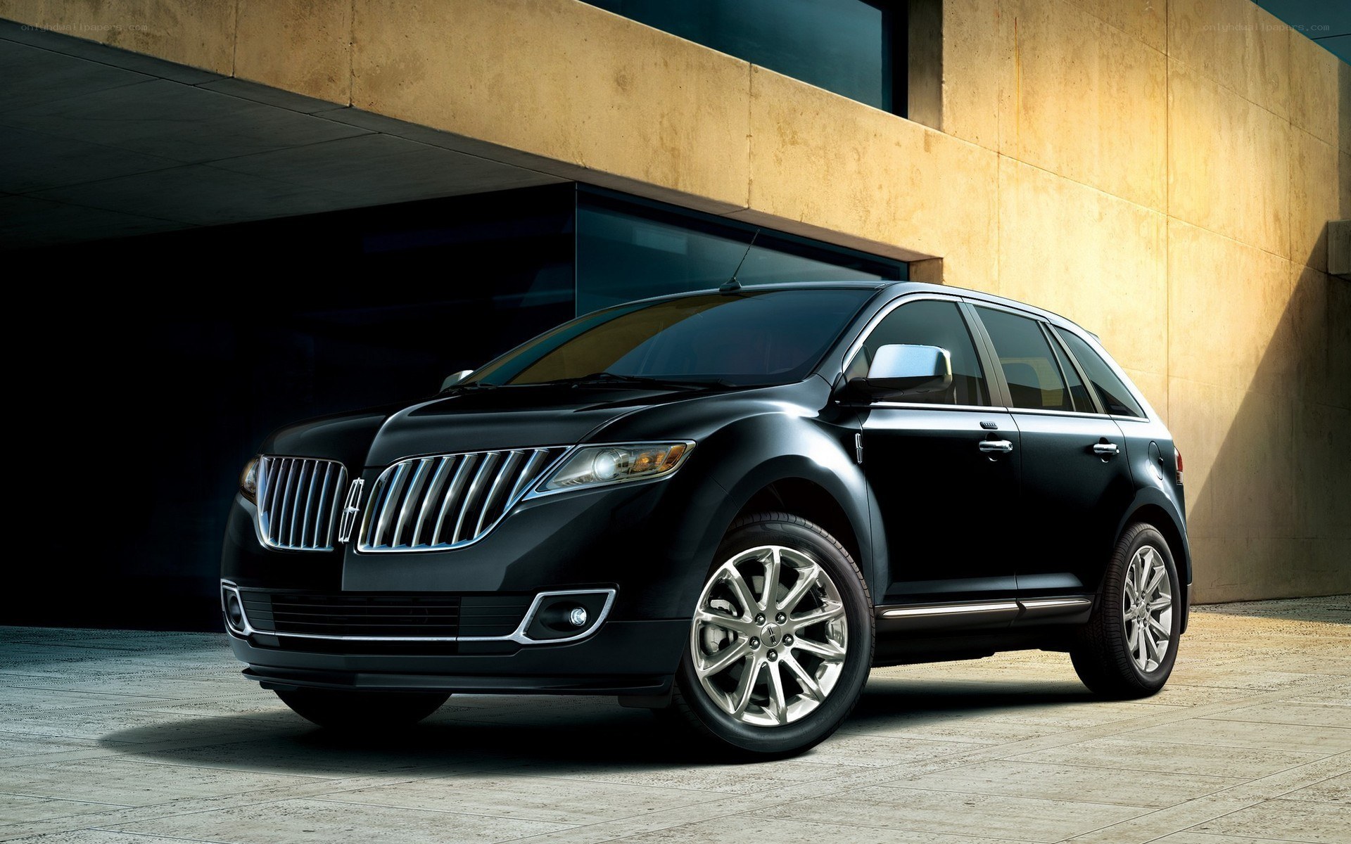 Black Lincoln MKX SUV