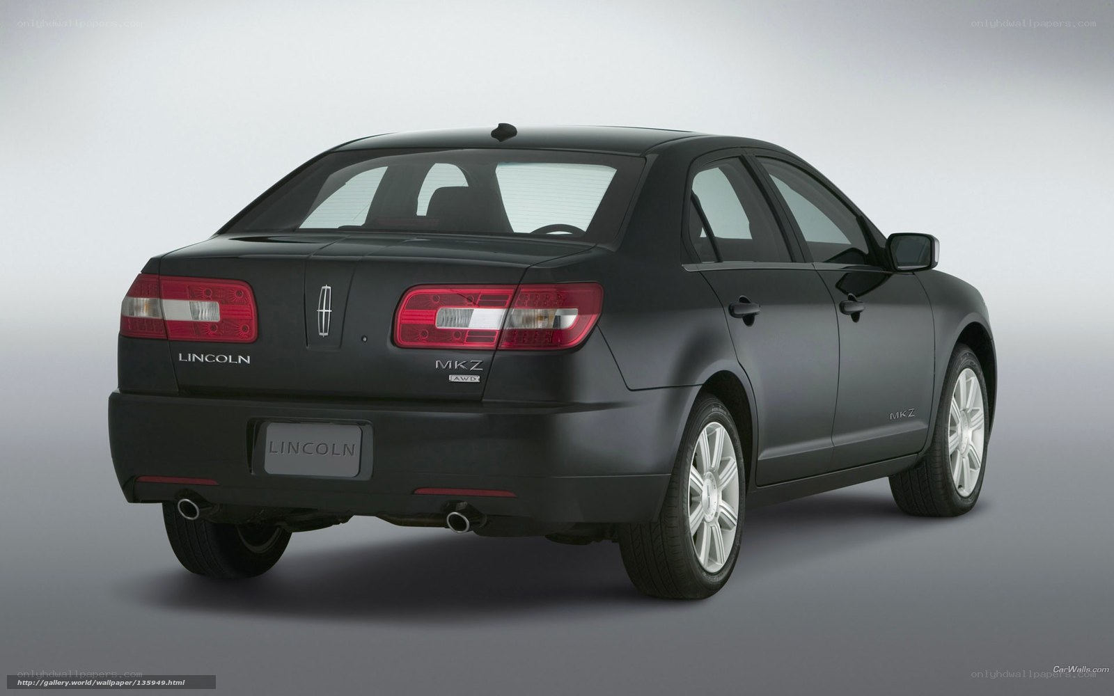 Black Lincoln MKZ sedan