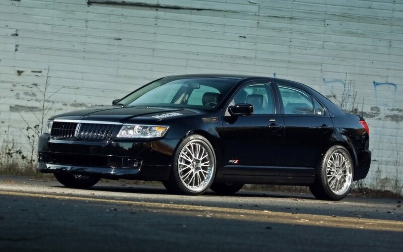 Black Lincoln MKZ sedan
