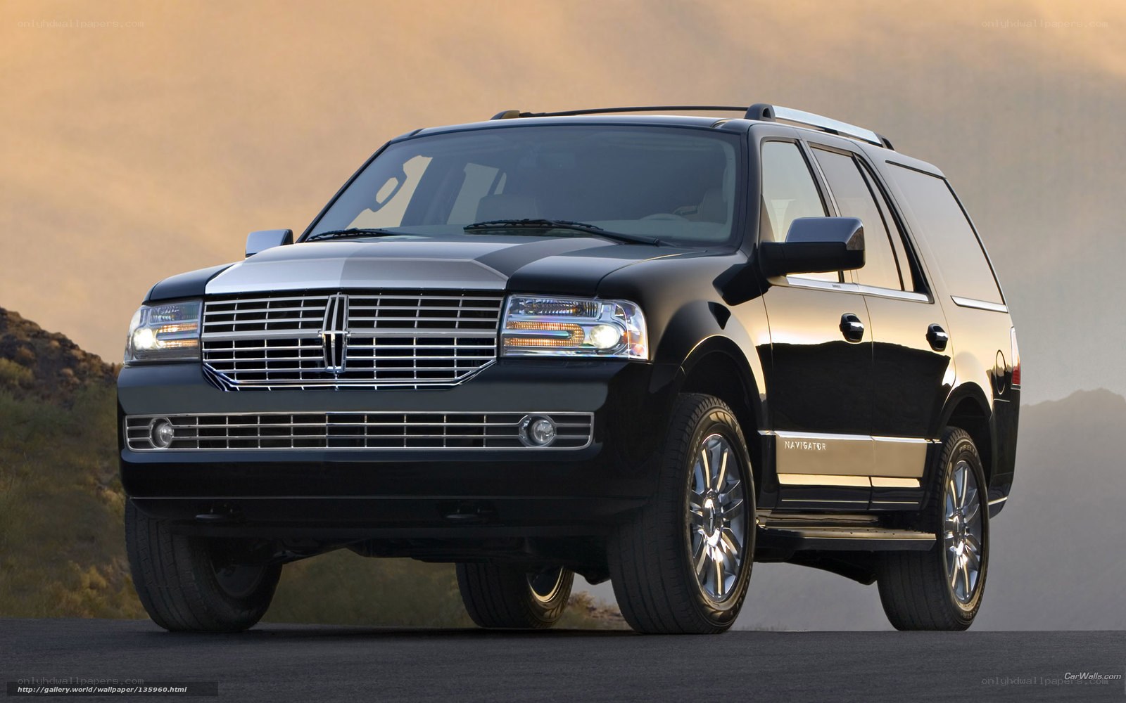 Black Lincoln Navigator SUV