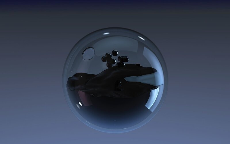 Black Liquid in Bubble