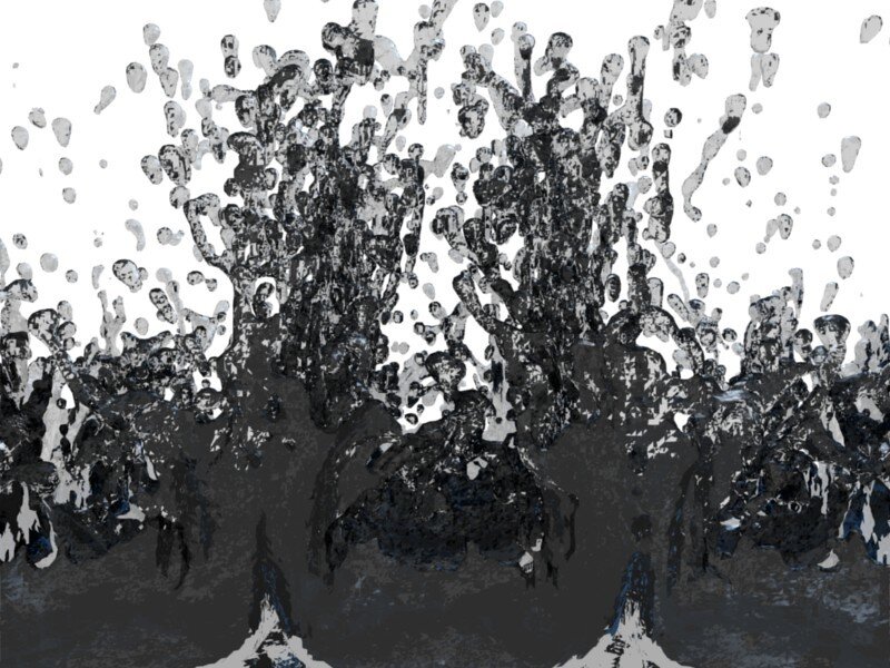 Black Liquid Splash — Dynamic