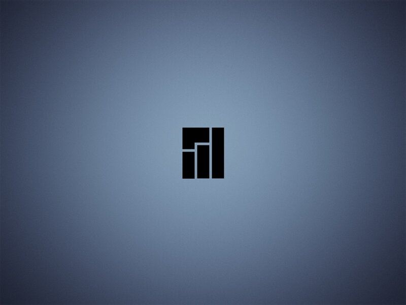 Black Logo on Blue — Neutral