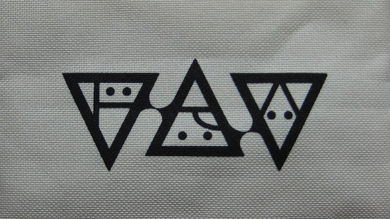 Black Logo on Fabric