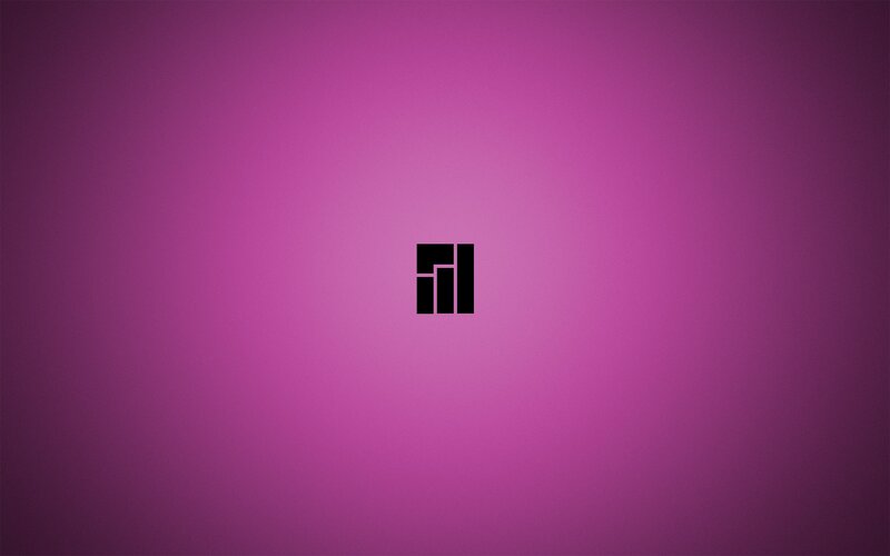 Black Logo on Purple — Calm