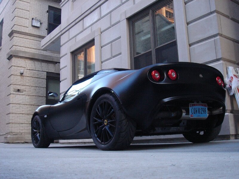 Black Lotus Elise sports car