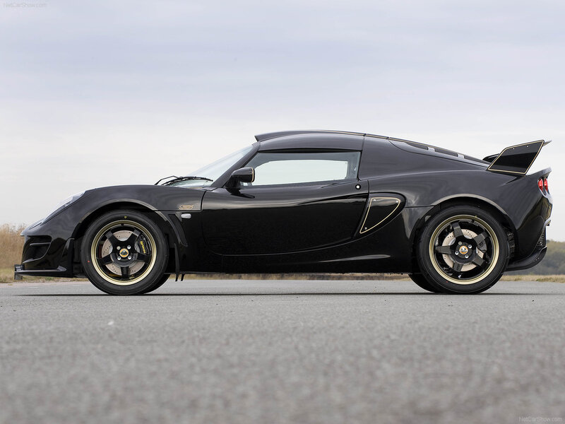 Black Lotus Elise sports car
