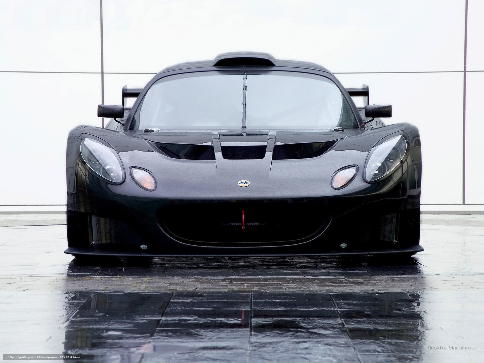 Black Lotus race car front view