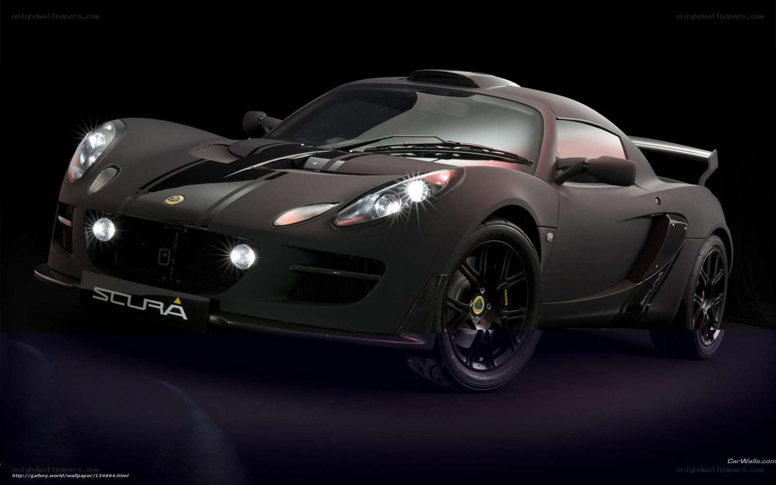 Black Lotus Scura sports car