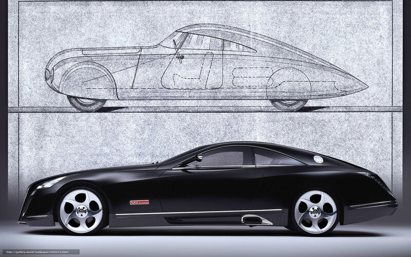 Black Luxury Car — Dramatic, Digital Art