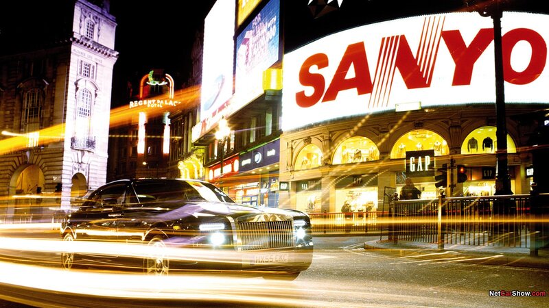 Black Luxury Car — Dramatic, Night, Photograph, Billboard