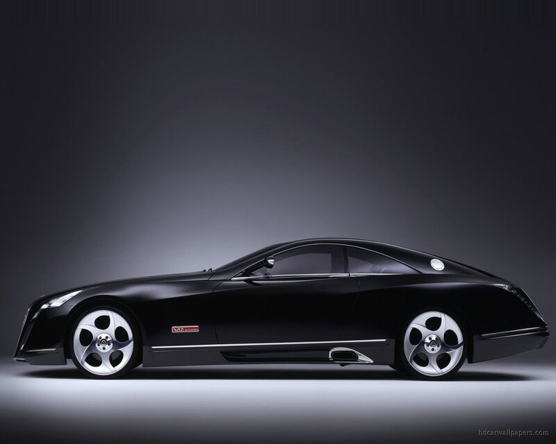 Black Luxury Car — Dramatic, Photograph, Wheels, Side Profile, Silver