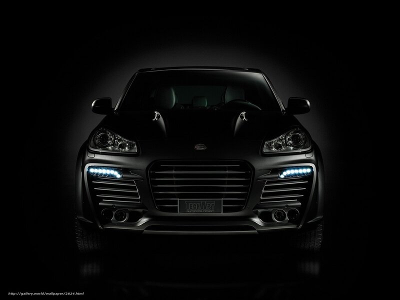 black luxury car front view