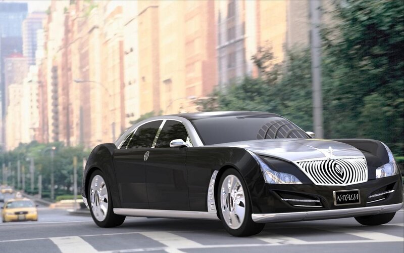 Black Luxury Car — Urban